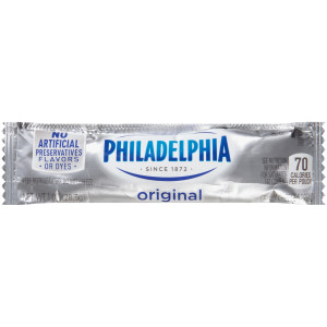 Philadelphia Original Cream Cheese Spread, 100 ct Casepack, 1 oz Packets image