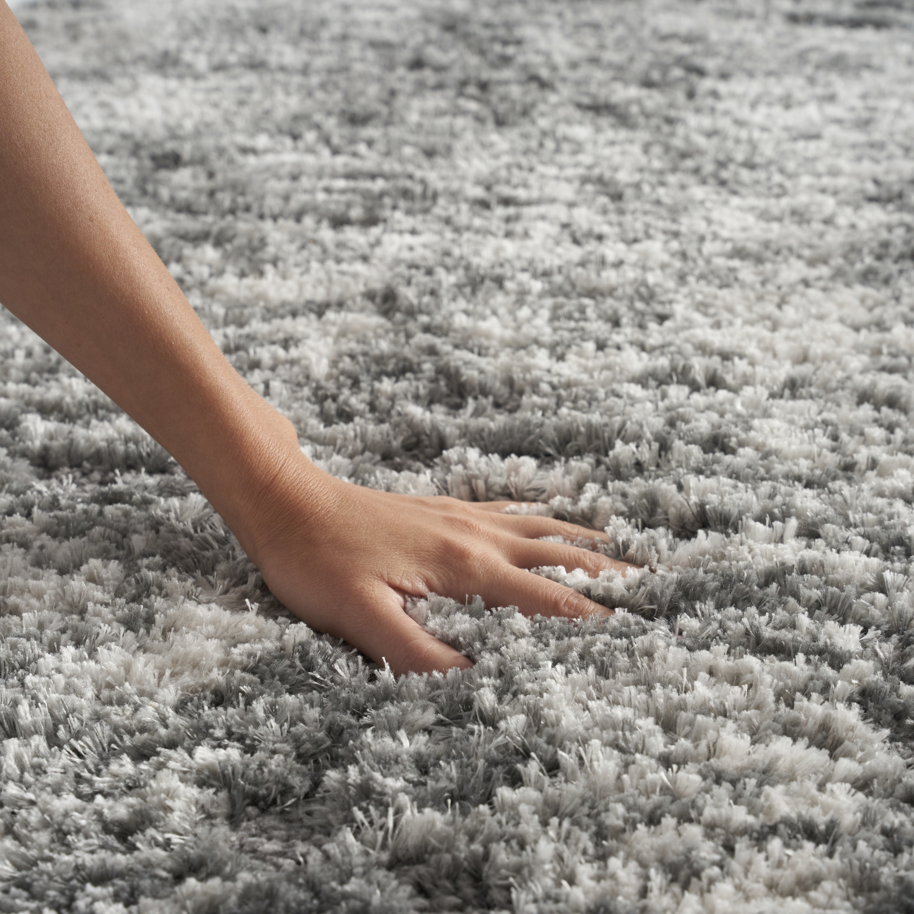Nourison Dreamy Shag 6'7" x 9'2" Charcoal Grey Shag Indoor Rug