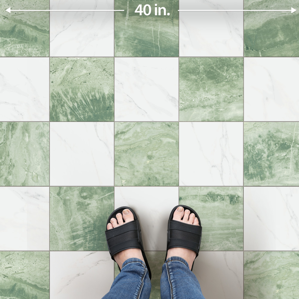 Marbilia Chess Jungle 17-3/8 in. x 17-3/8 in. Porcelain Floor and Wall Tile