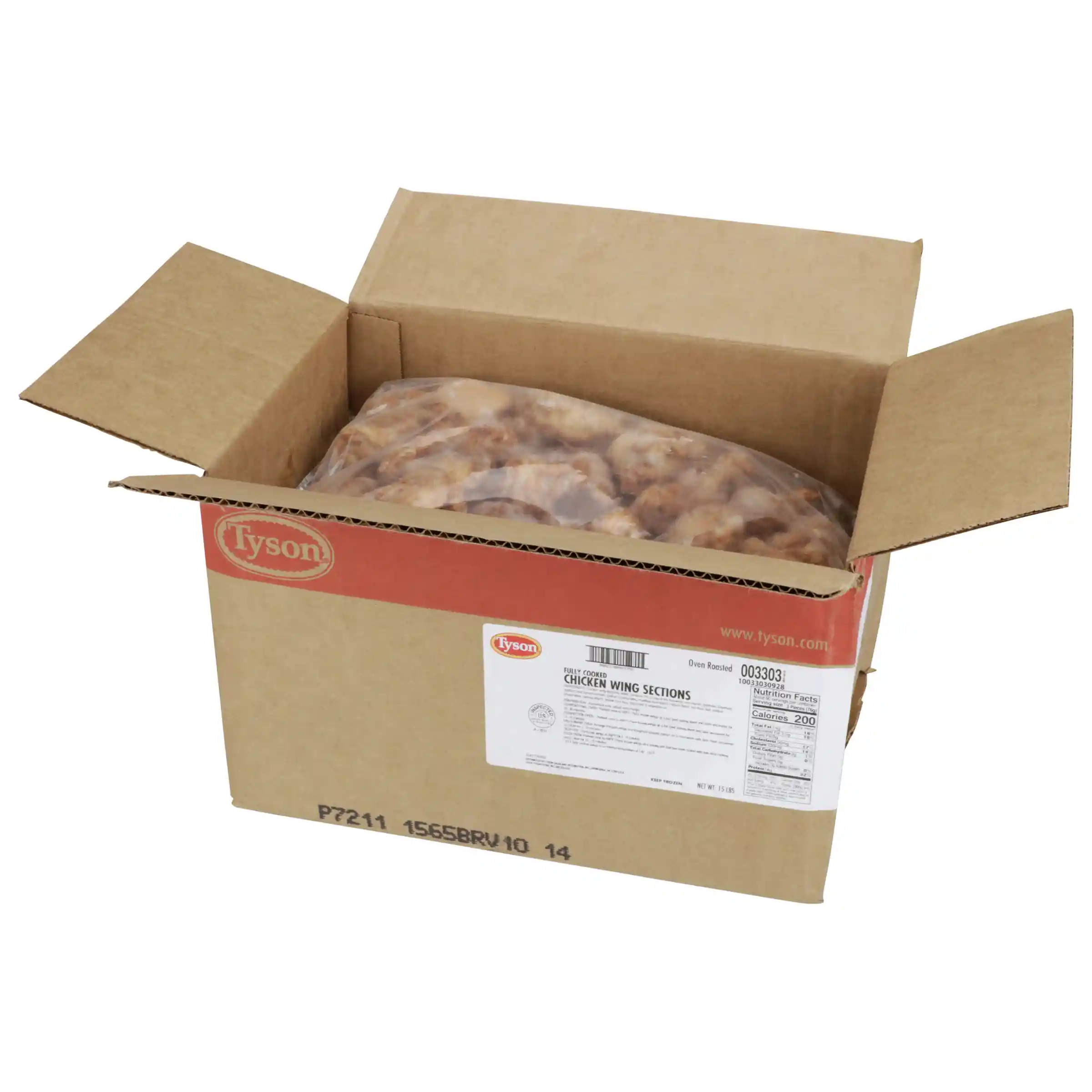 Tyson® Fully Cooked Unbreaded Oven Roasted Bone-In Chicken Wing Sections, Medium_image_4