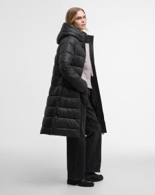Olivios Longline Puffer Jacket Black