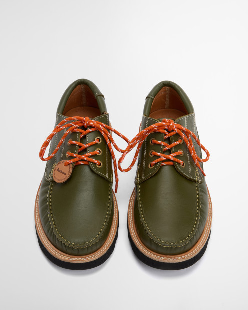 Barbour x Wildbunch Styles Southfield Moccasins Green
