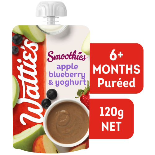  Wattie's® Smoothies Apple Blueberry & Yoghurt 120g 6+ months 