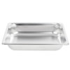 Half-size 2 ½-inch-deep Super Pan 3® stainless steel steam table pan