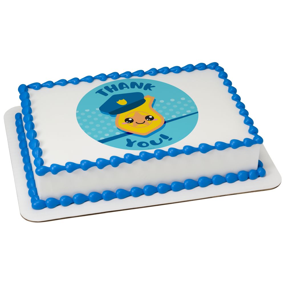 Image Cake Thank You Police