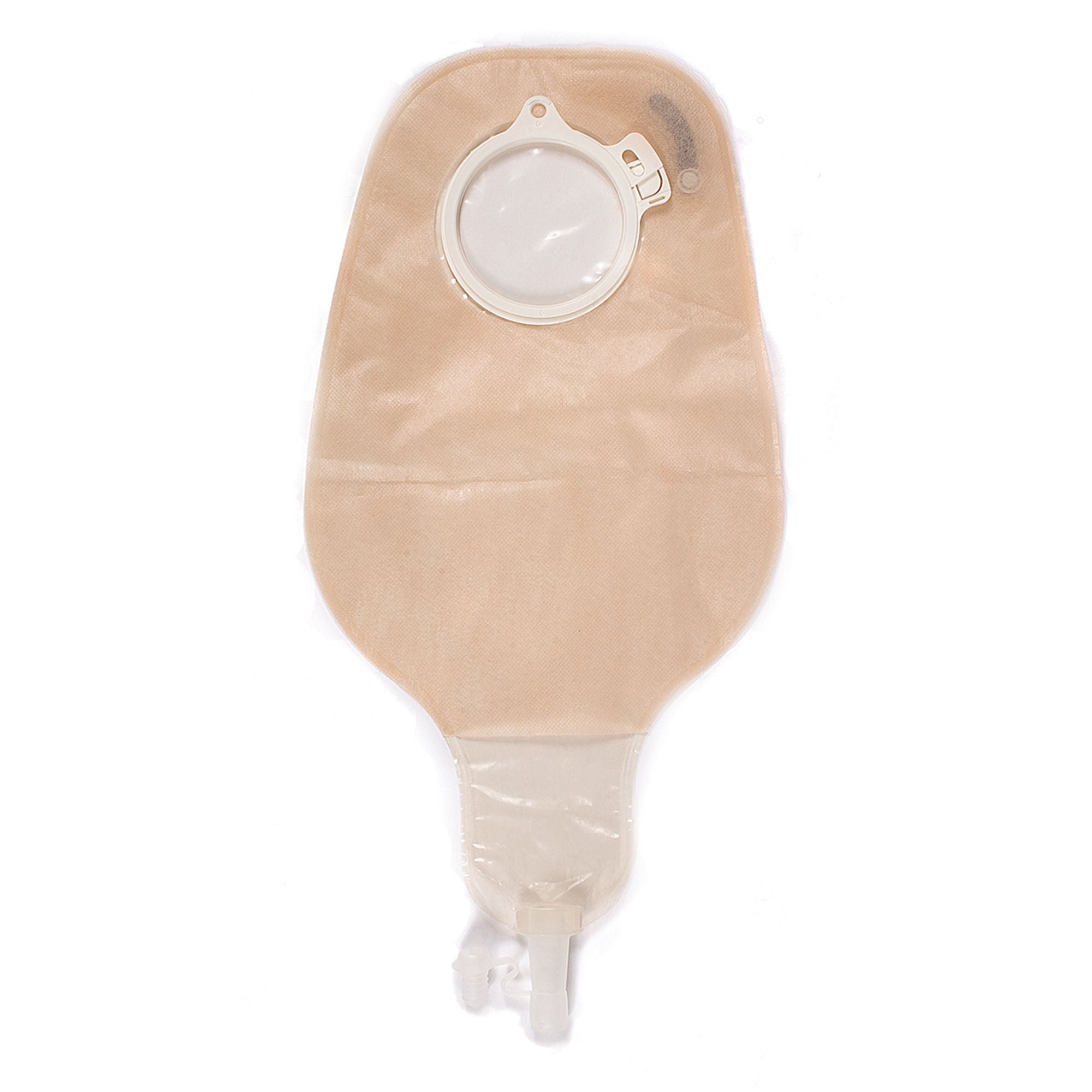 Assura® Two-Piece High Output Transparent Ostomy Pouch, Red Match