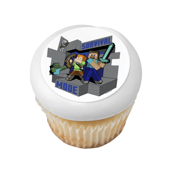 MINECRAFT Survival Mode PhotoCake® Edible Image®