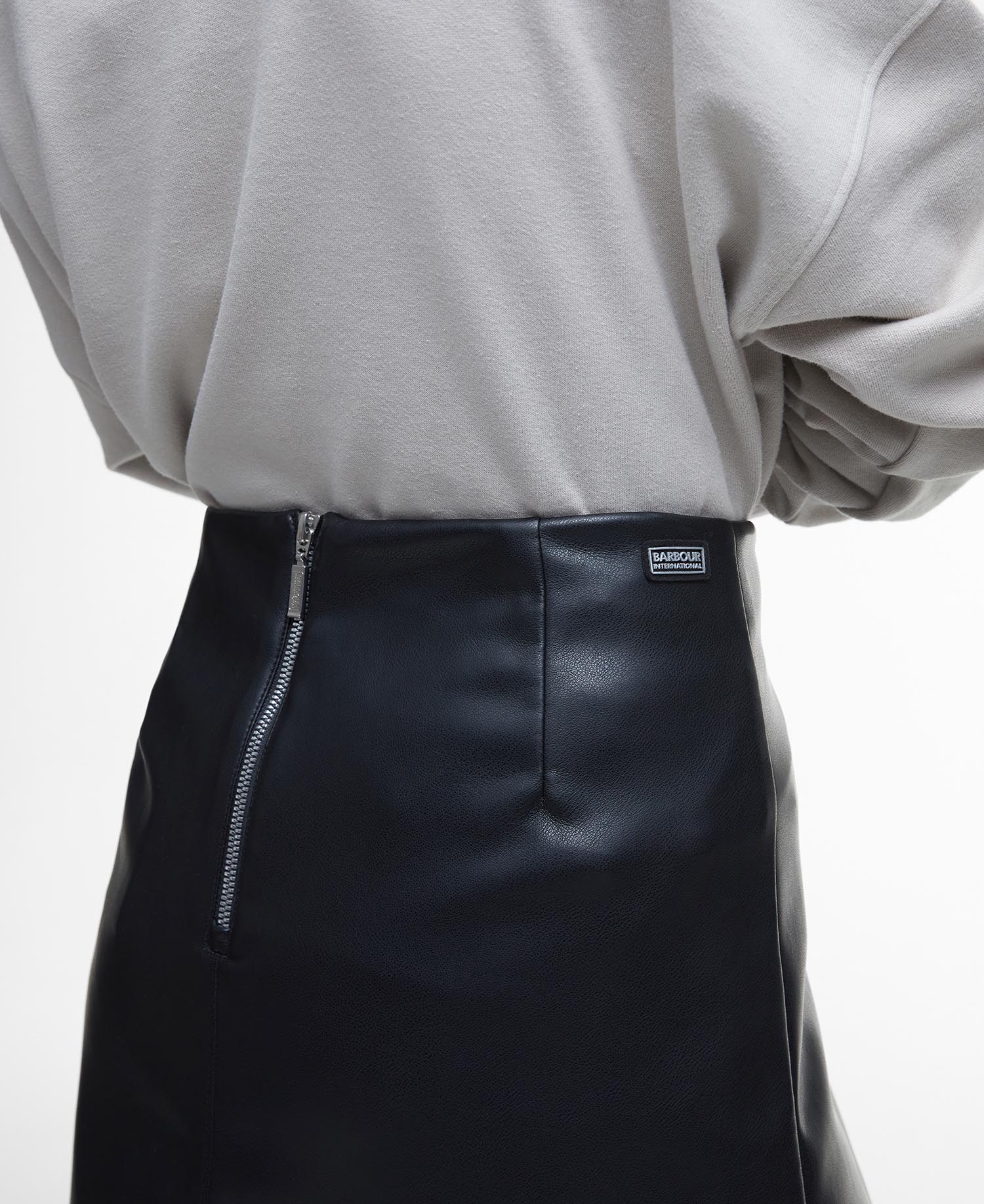 Peyton Faux-Leather Mini Skirt image number 4