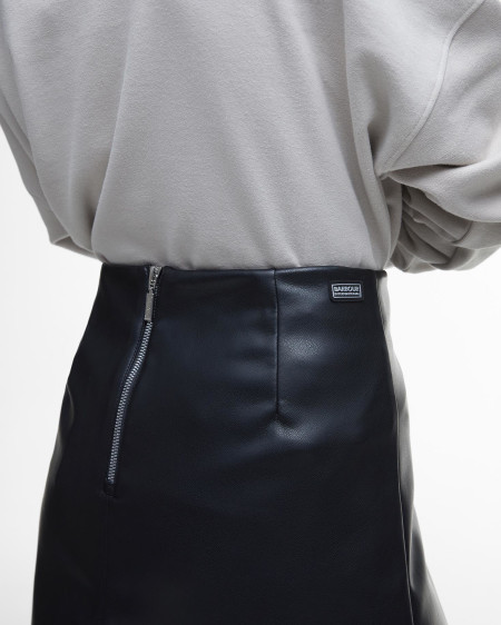 Peyton Faux-Leather Mini Skirt
