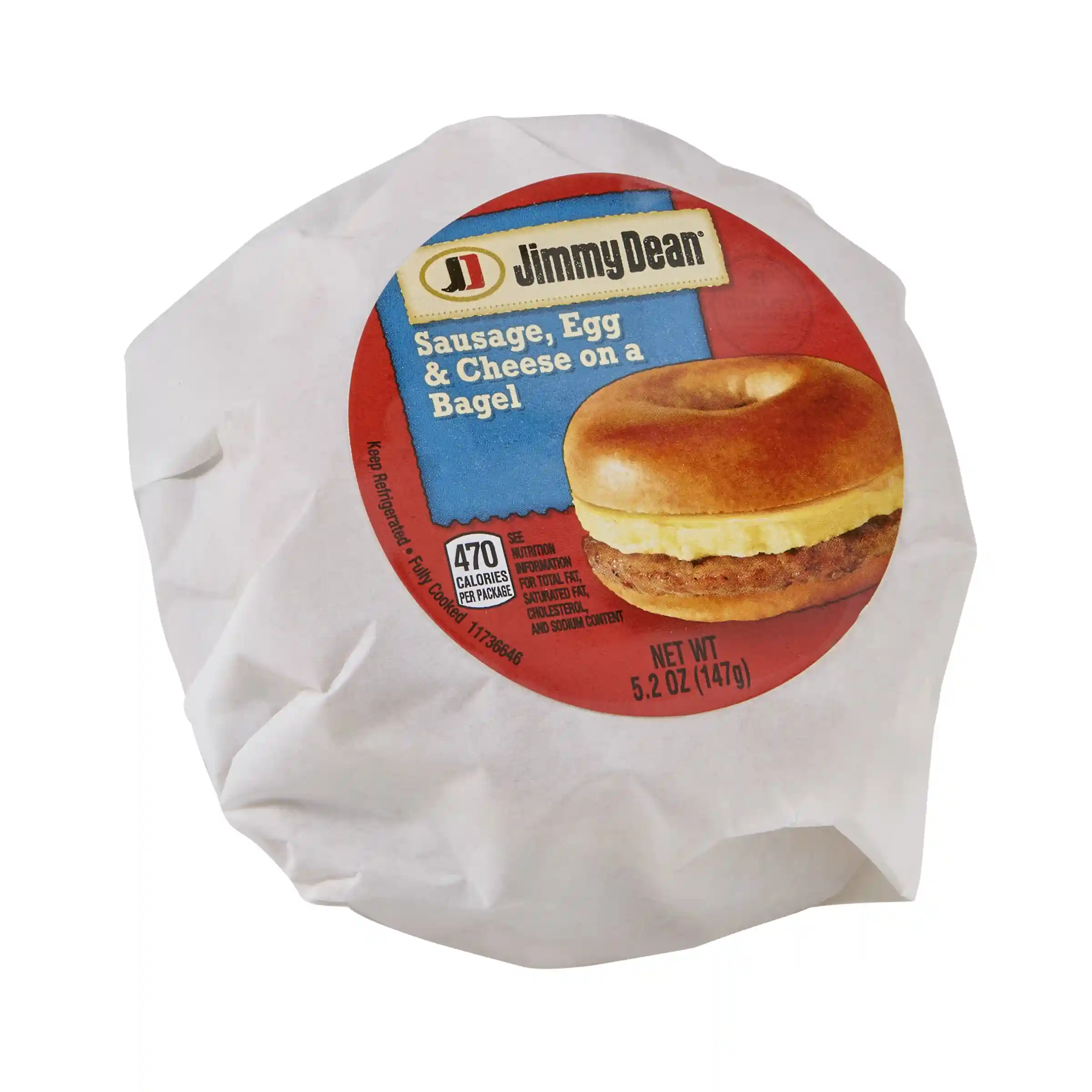 Jimmy Dean® Sausage, Egg & Cheese Bagel_image_3