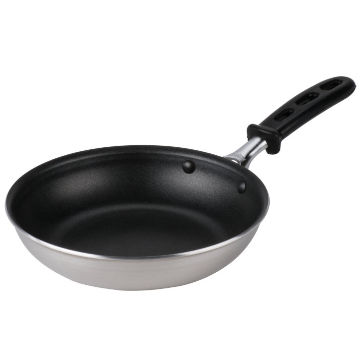 8-inch Wear-Ever® aluminum fry pan with SteelCoat x3™ nonstick coating and silicone TriVent handle