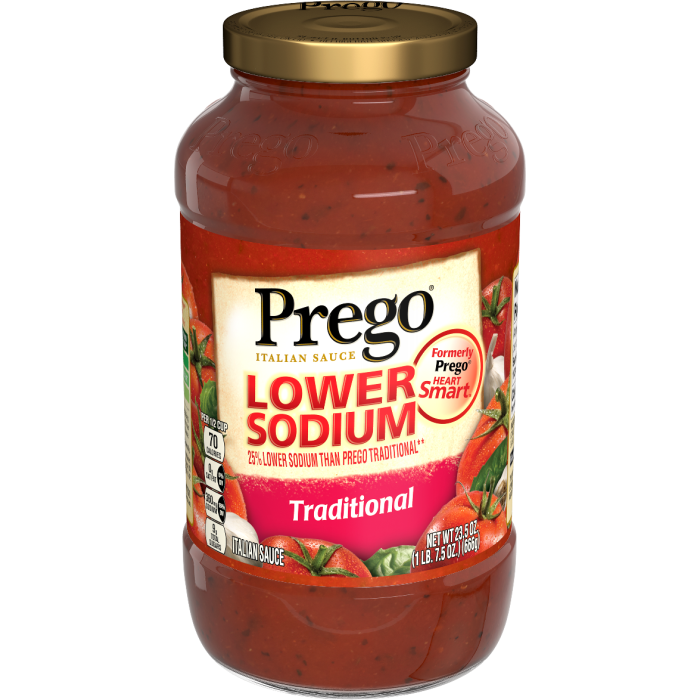 Lower Sodium Traditional Italian Sauce
