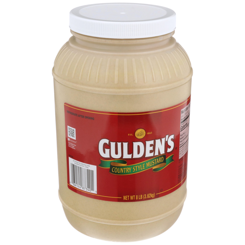 Gulden's Country Style Mustard Jug, 4/1 gal Conagra Foodservice