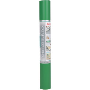 Creative Covering&trade; Adhesive Covering, Green, 18" x 50 ft