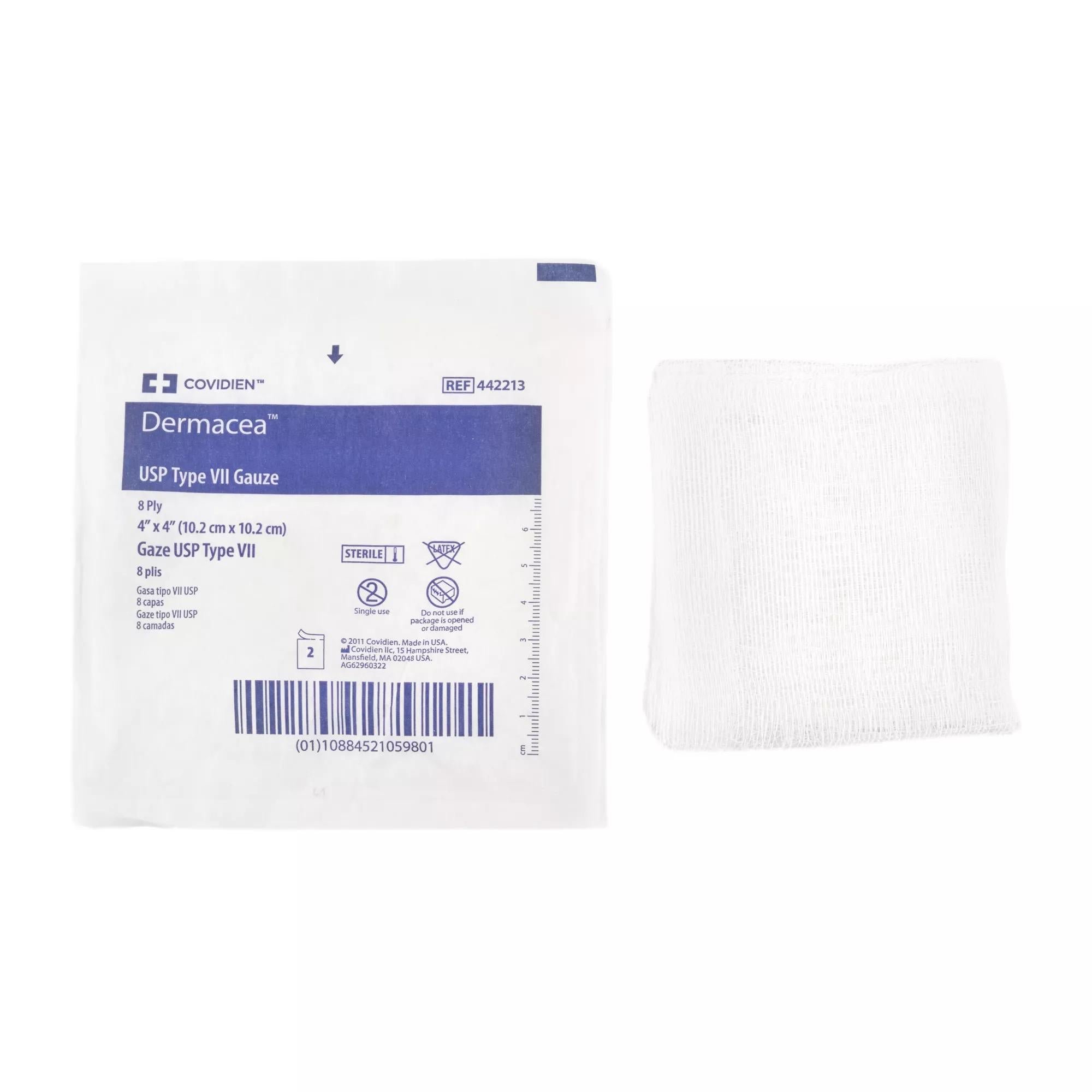 Dermacea™ Sterile Gauze Sponge, 4 x 4 Inch
