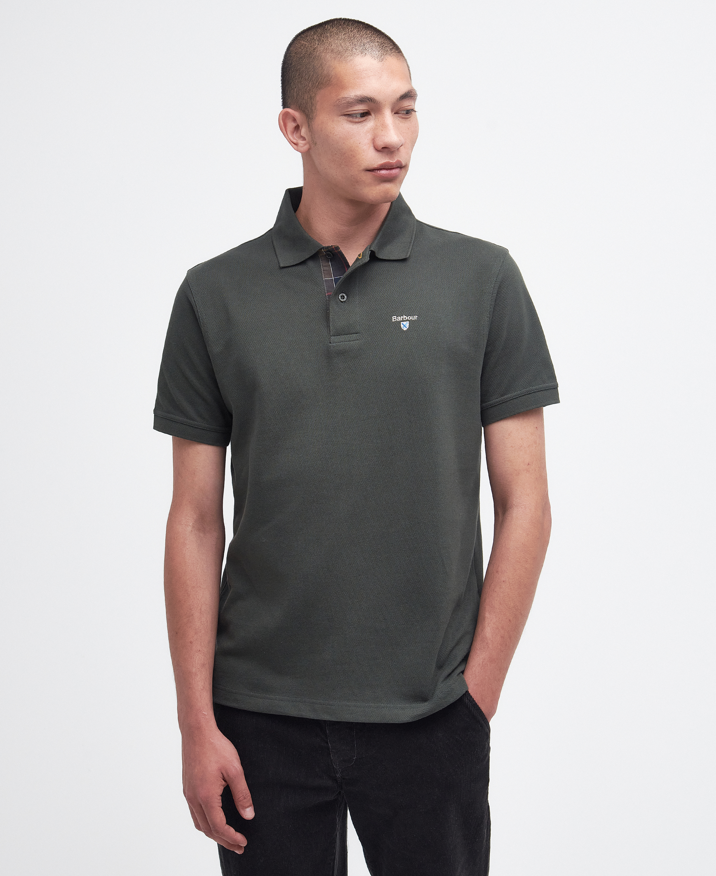 Tartan Pique Polo Shirt image number 0