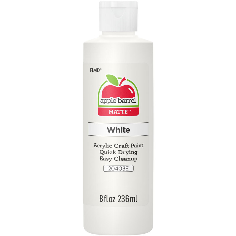 Acrylic Paint Matte, 8oz., White