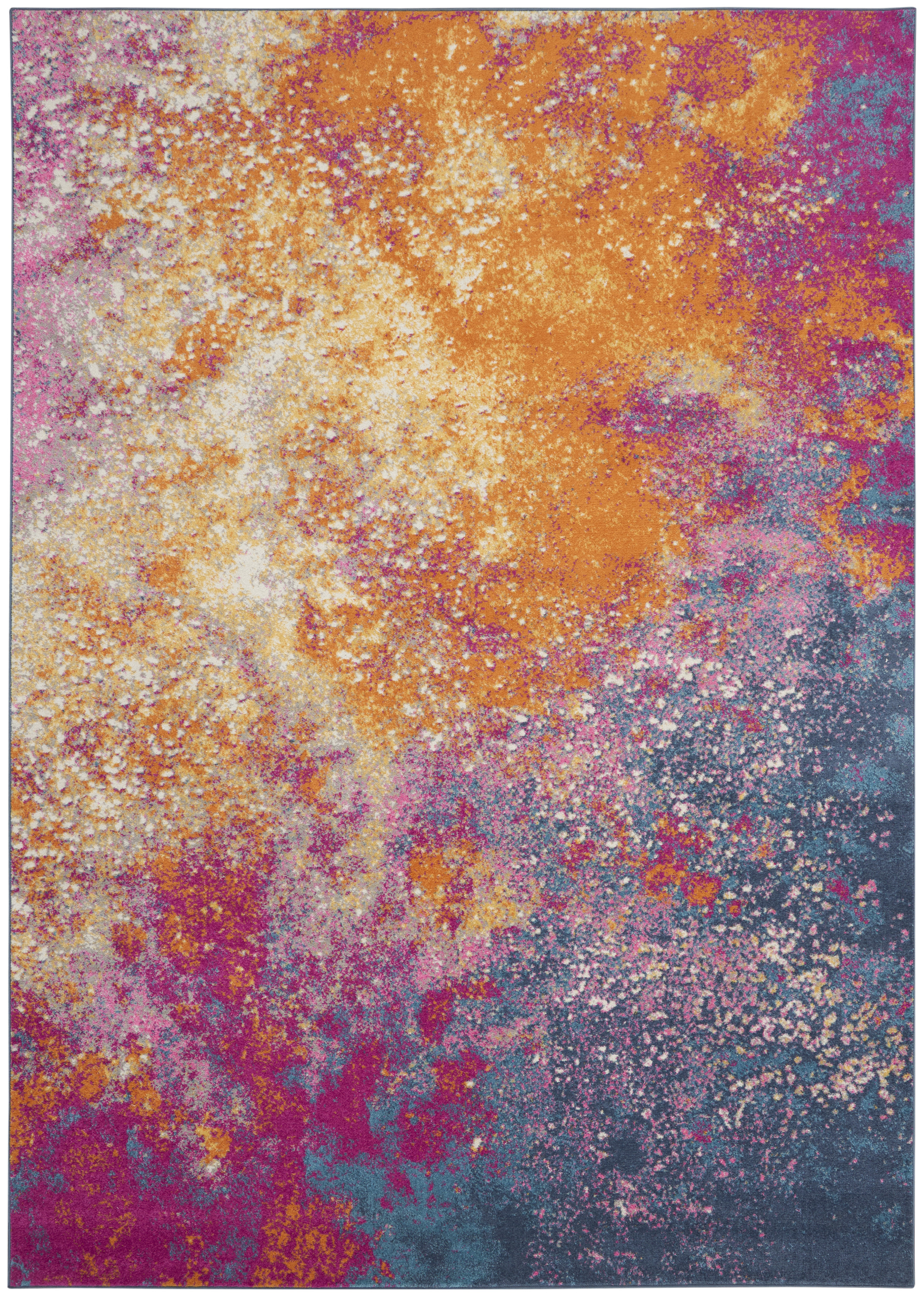 Nourison Passion 9' x 12' Sunburst Modern Indoor Rug