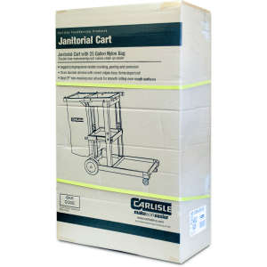 Carlisle, Short Platform Janitorial Cart, Gray
