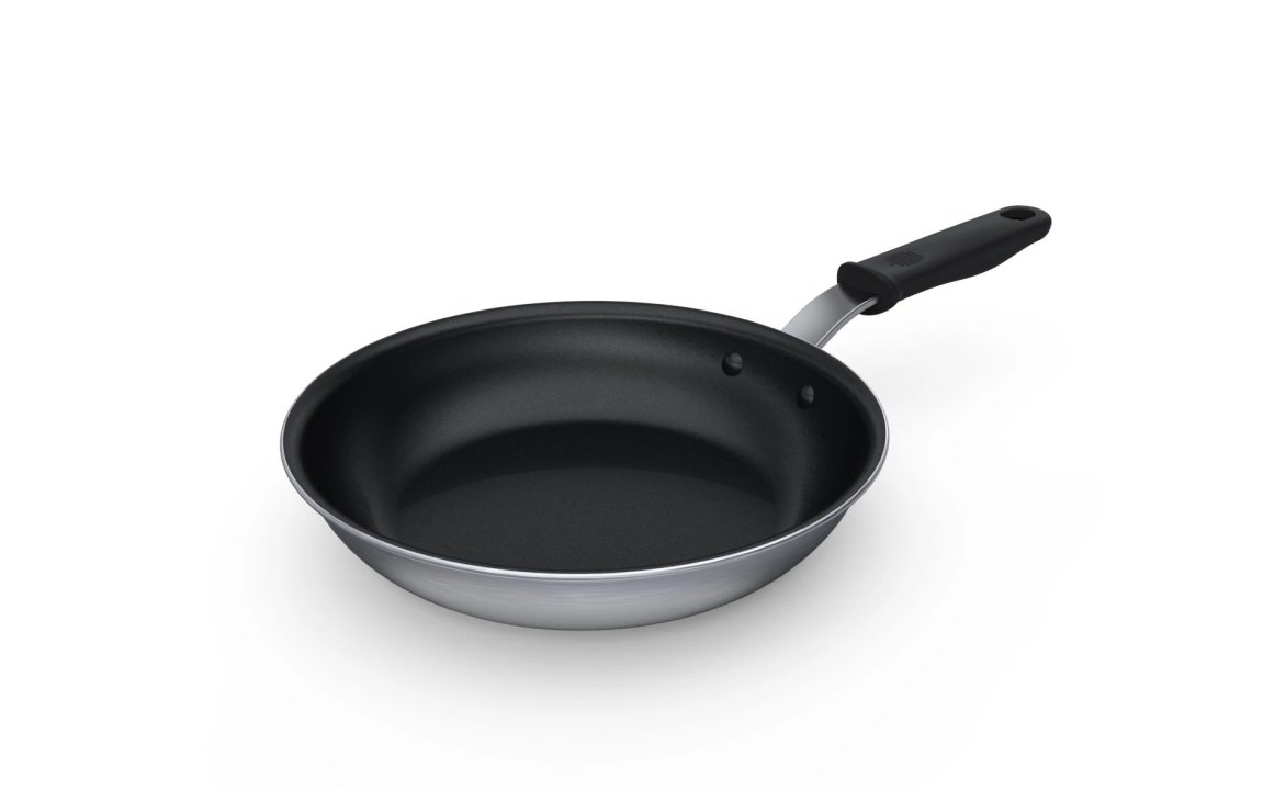 10-inch Tribute® 3-ply fry pan with CeramiGuard® II nonstick coating and silicone handle