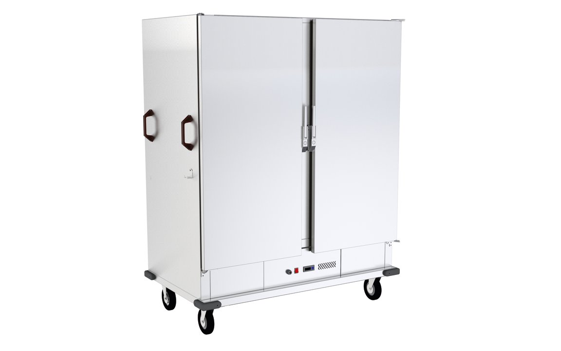 Hot cupboard 230-volt stainless steel for 44 GN 2/1 pans or 88 GN 1/1 pans