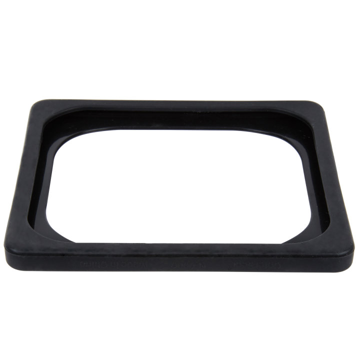 Sixth-size high-temperature silicone pan band in black