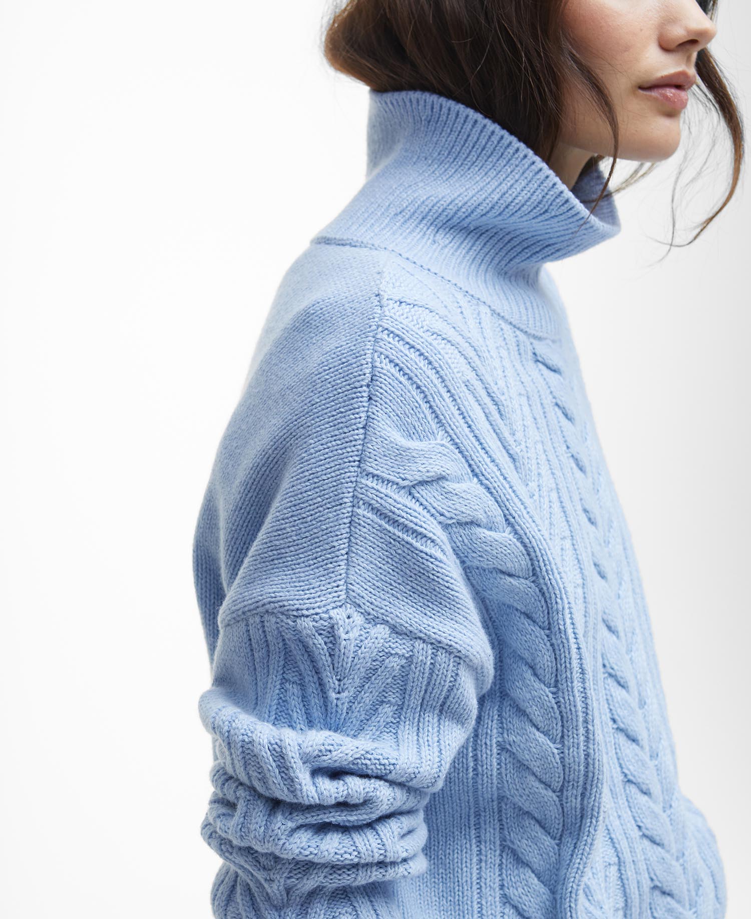 Beatrix Cable-Knit Rollneck Jumper image number 4