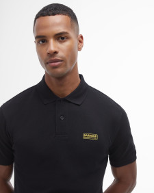 Essential Polo Shirt Black-Yellow
