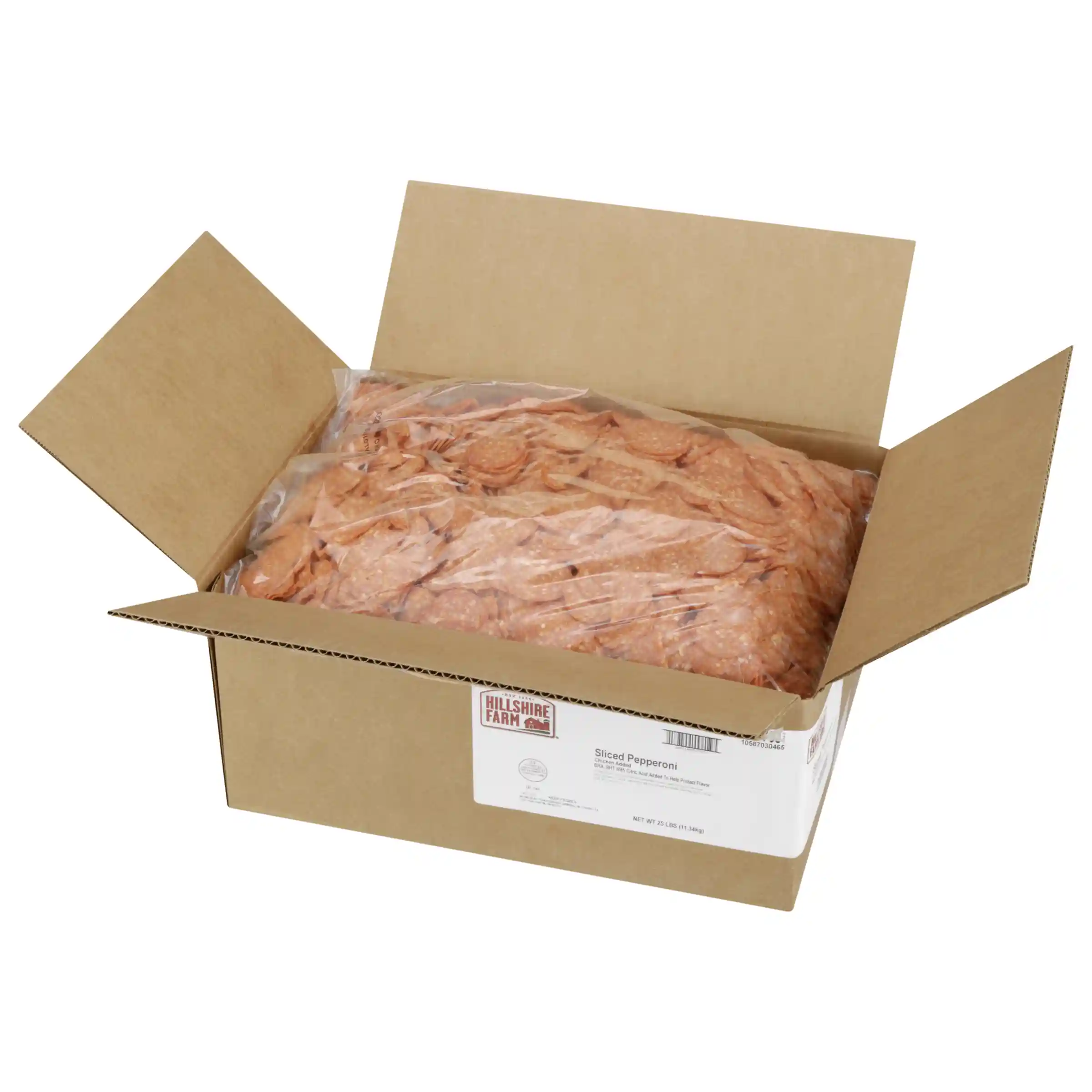 Hillshire Farm® Sliced Pepperoni, Chicken Added, 14 Slices per oz. _image_4