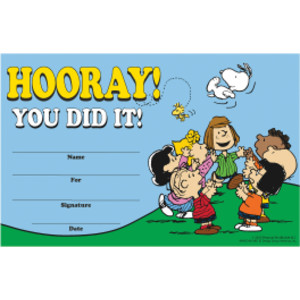 Peanuts&reg; Recognition Awards, Pack of 36