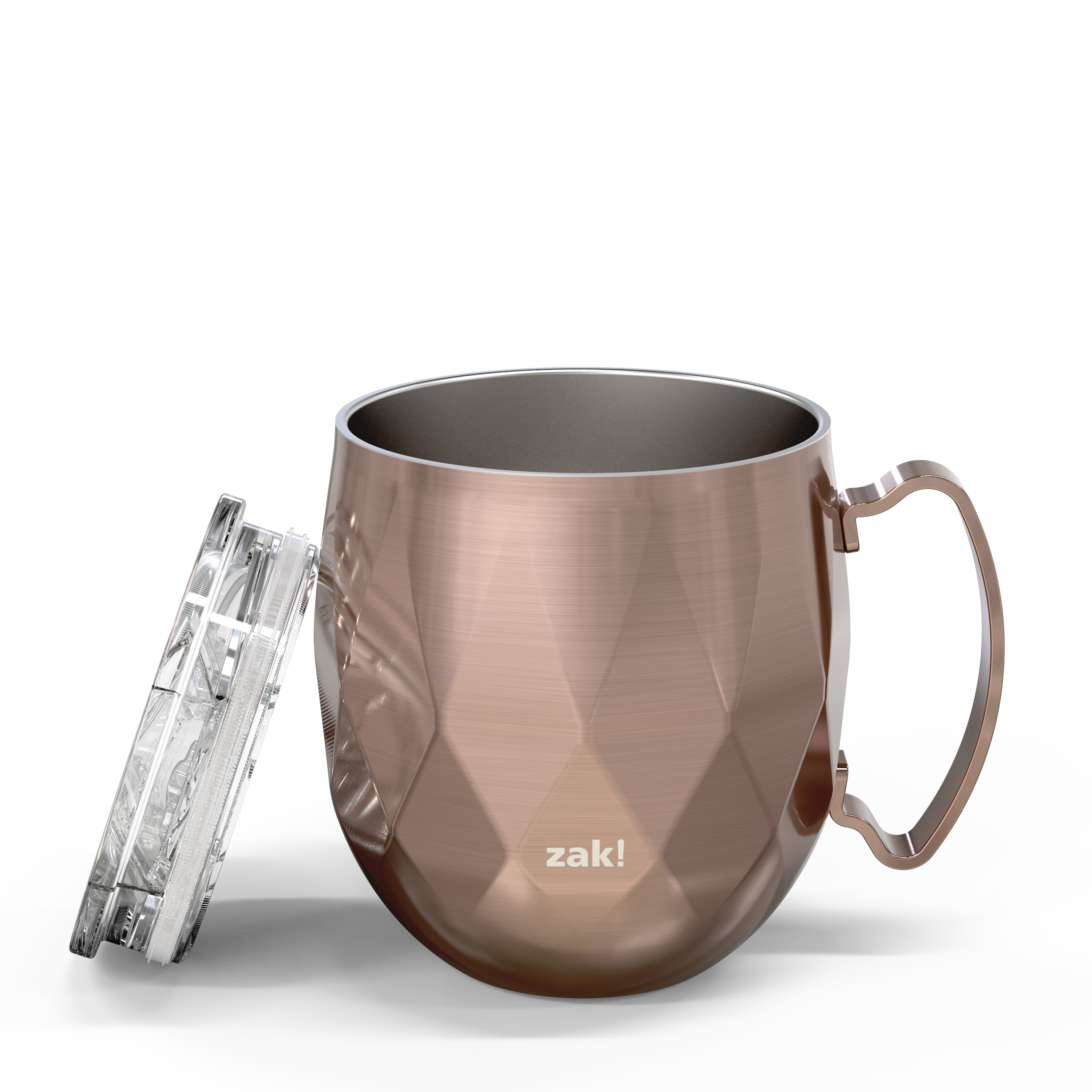 Fractal 19 ounce Vacuum Insulated Stainless Steel Tumbler, Rose Gold