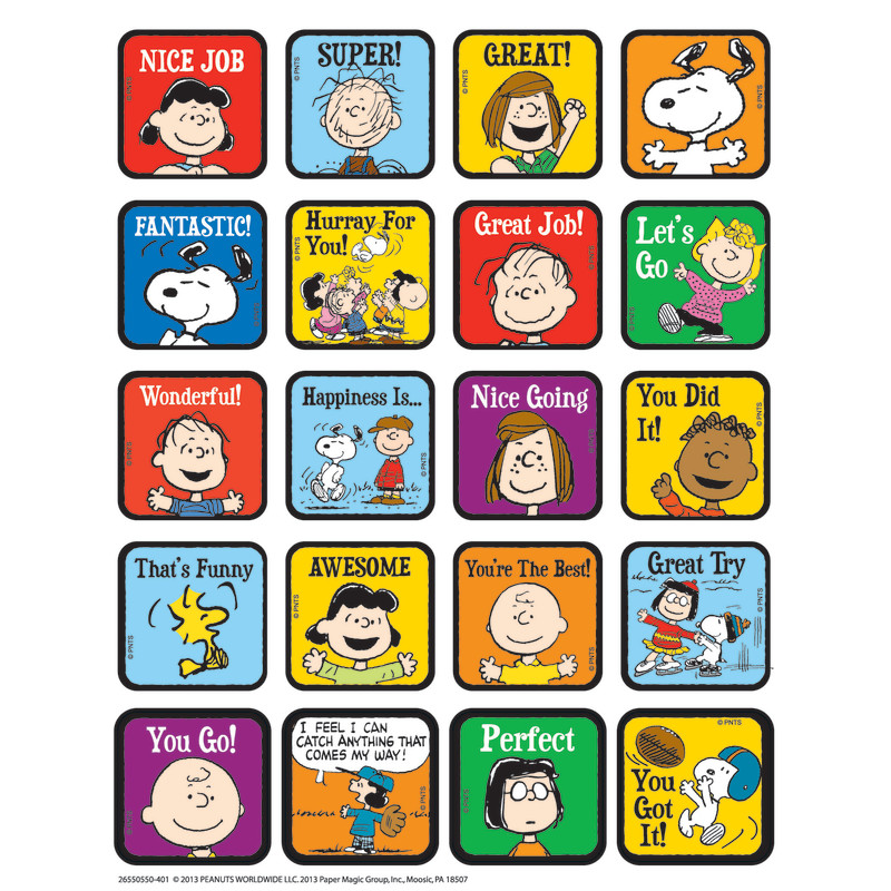 Peanuts® Motivational Theme Stickers, Pack of 120