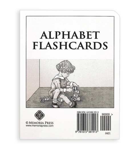 Memoria Press Alphabet Flashcards