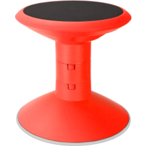 Wiggle stool, 12 to 18-inch, Red