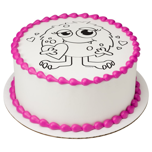 Paintable Love Monster PhotoCake® Edible Image®