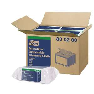 Tork, 1 ply, 11.60"x13.40", Spunlace, General Purpose Wipers, White