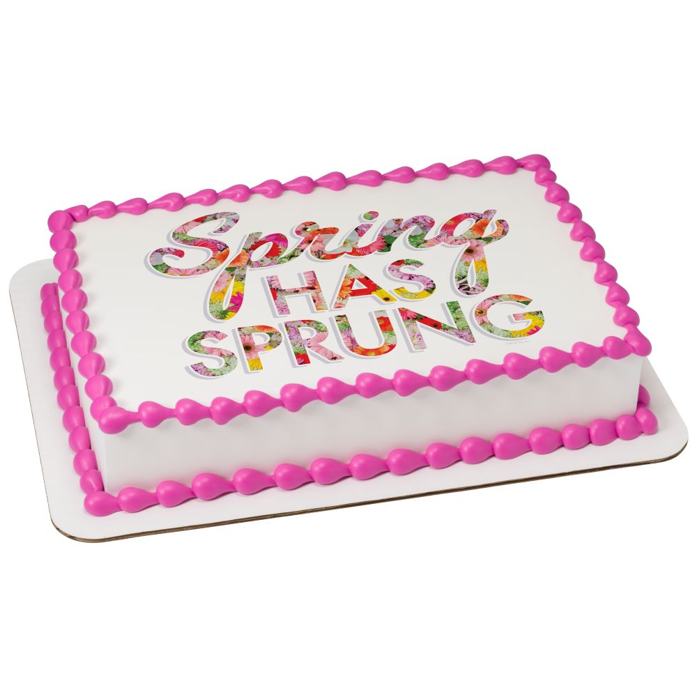 Image Cake Spring Has Sprung