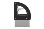 48-inch-wide 120-volt curved-glass drop-in Refrigerated display case with rear access