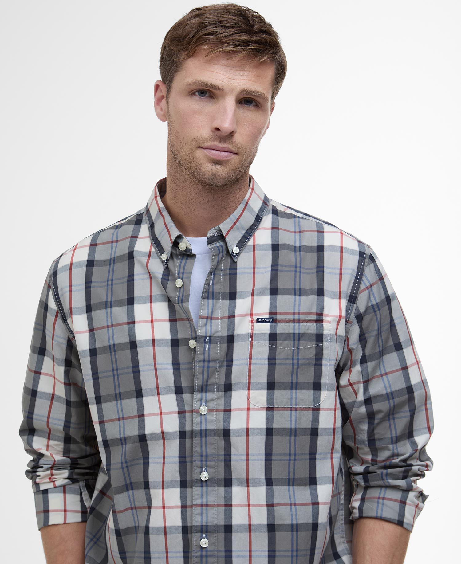 Camicia a maniche lunghe Laggon in tartan con vestibilità comoda image number 3