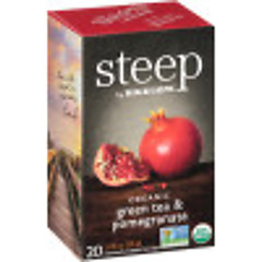 green tea with pomegranate - case of 6 boxes - total of 120 teabags