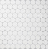 Tempo White 2″ Circle Mosaic