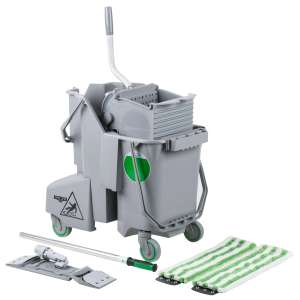Unger, Desk & Table Cleaning Kit, 24", Aluminum, Gray