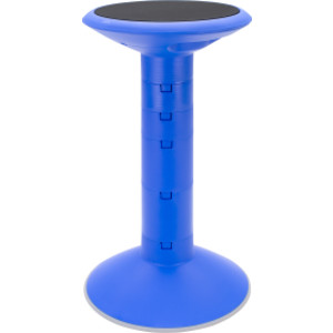Wiggle stool, 12 to 24-inch, Blue