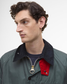Giacca cerata Transport Paul Smith loves Barbour Dark Slate