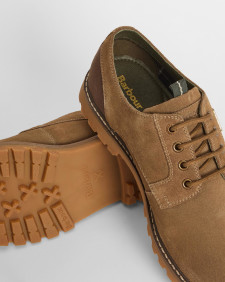 Sandstone Derby Shoes Taupe Suede