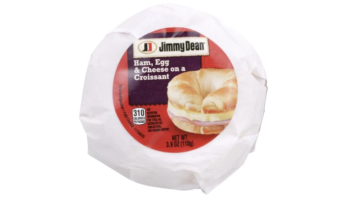 Jimmy Dean® Butcher Wrapped Ham, Egg & Cheese Croissant_image_2