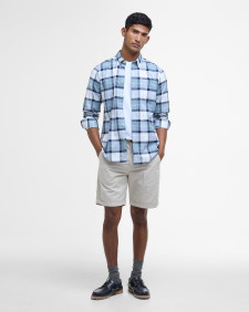 Lewis Tailored Long-Sleeved Shirt Northshore Tartan