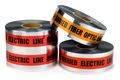 Scotch® Detectable Buried Barricade Tape  CAUTION BURIED TELEPHONE LINE Orange 3 in. x 1000 ft.