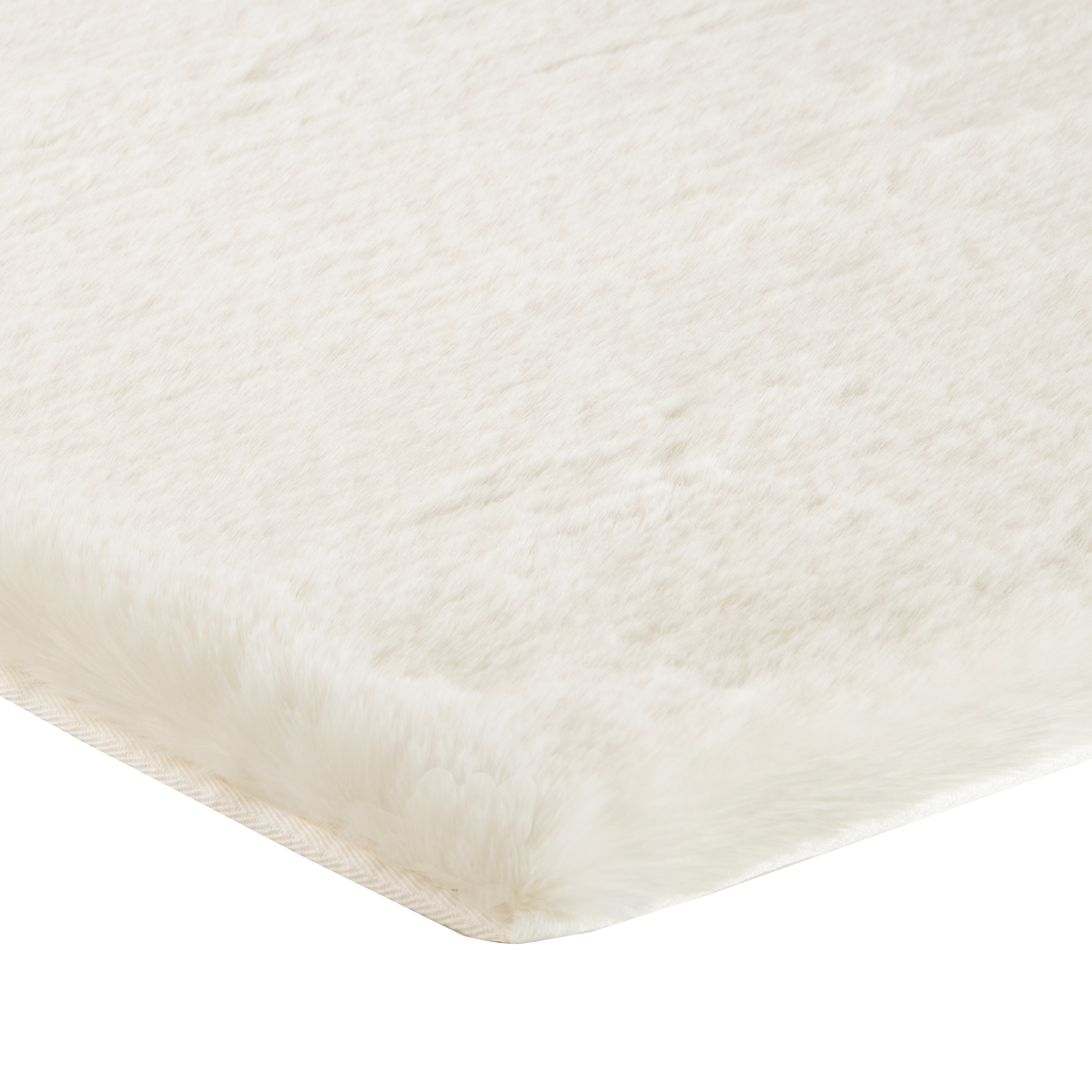 Faux Fur Bathmat Rug 34 x 21 Machine Washable Fluffy Soft High Pile