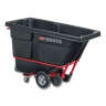 Rubbermaid Commercial, BRUTE Standard Duty, Tilt Truck, 13.5 cu ft, Black
